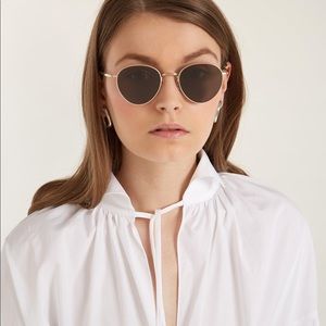 THE ROW x Oliver Peoples Brownstone 2 Round Sunglasses Womens